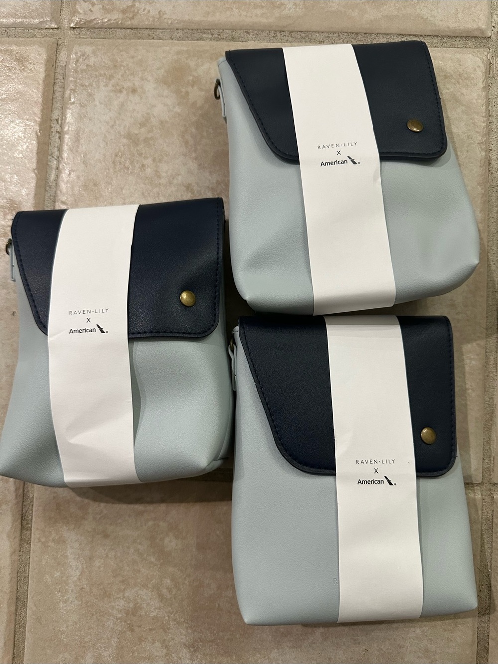 AA Business class amenity bags
